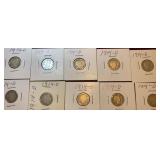 1914-D Barber Silver Dimes