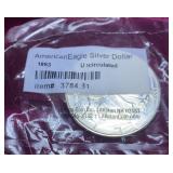 1993 American Silver Eagle Coin