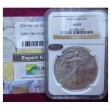 2016 NGC American Silver Eagle MS-69