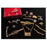 Tie bars, clips and pins