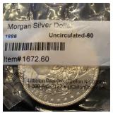 1886 Morgan Silver Dollar