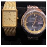 Seiko and Bulova wristwatches