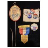 Vintage political pins