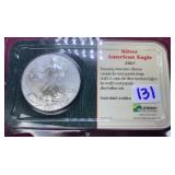 2001 American Silver Eagle Coin