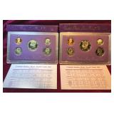 1989 & 1992 United States Proof Sets