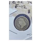 1832 Capped Busy Half Dime (F-12)
