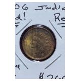1906 Indian Cent (red BU 64)