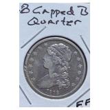 1838 Capped Bust Quarter (EF-40)