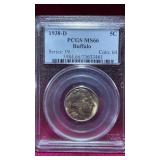 PCGS 1938-D Buffalo Nickel (MS66)