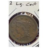 1852 Large Cent (VF-20)