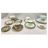 Porcelain Cups & Saucers, Mustache Cup