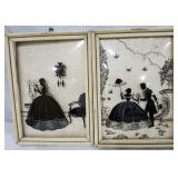 Silhouette Pictures 6" X 8" (2)