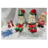 Santa, Enesco Elves, Angels, Garland