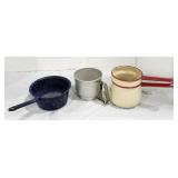 Enamel Pans and Sifter