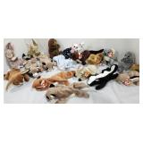 Ty Beanie Babies, Fox, Skunk, Squirrel