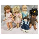 Dolls, Vintage, (5)  As Is