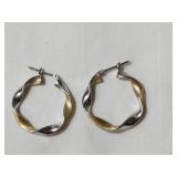 Earrings, 14KT Gold Hoops