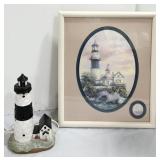 Lefton Lighthouse & Lighthouse Print