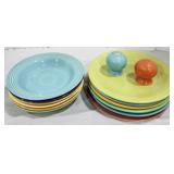 Fiesta Ware Plates, Bowls & Shakers