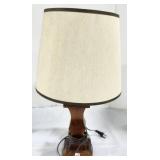 Wood Table Lamp 21" Tall
