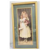 Little Girl Picture  12" X 23"