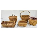 Longaberger Baskets, (5) Small