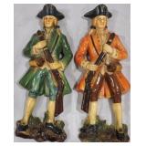 Colonial Soldiers Wall Plaques (2)