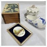 Music Box  - Japan, Delft Shoe, Trinket box