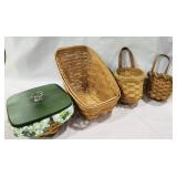 Longaberger Baskets (3) plus one extra