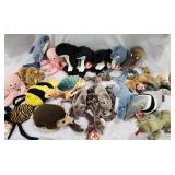 Ty Beanie Babies, Turtle, Fish, Spider, Lobster
