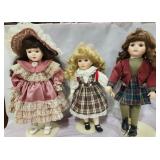 Dolls (3) 16" and 14" tall