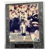 Peyton Manning Signed Plaque