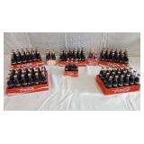 Coca-Cola miniature bottles & crates