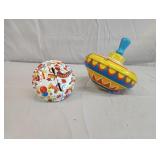 Spinner Top & Baby Rattle