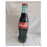 Coca-Cola Advertising Bottle Wtih Cap