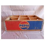 Pepsi 2-Liter Wooden Crate