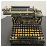 Antique Smith Premier No. 2 Typewriter