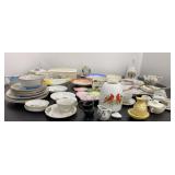 Antique Doll Tea Set & other China pieces