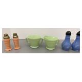 Hazel Atlas S&P Shakers and Sugar/Creamer