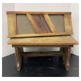 Antique Foot Stool & Slaw Cutter