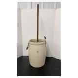 Primitive 5gal Crock Butter Churn