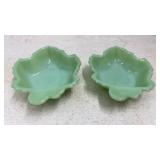 Fire King Jadeite Maple Leaf Dishes