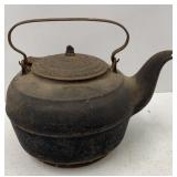 Antique Cast Iron Kettle (marked July 8 1862)