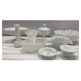 Milk Glass Pieces