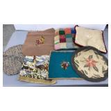 Needlepoint, Hook & Loop Chair seat covers