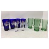 Labatte Blue, Miller Chill & Coca Cola Glassware