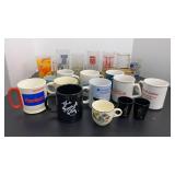 Vtg Drinking Glass & Coffee Cups