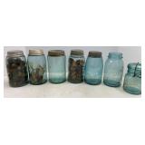 Antique Ball, Atlas & Mason Jars