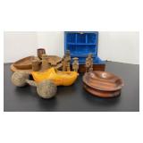 Wooden Jewelry Box, Lazy Susan & Other