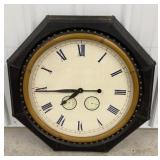 Octagon Battery Op Clock,